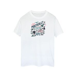 Mary Poppins Girls Practically Perfect In Every Way Cotton T-Shirt / White